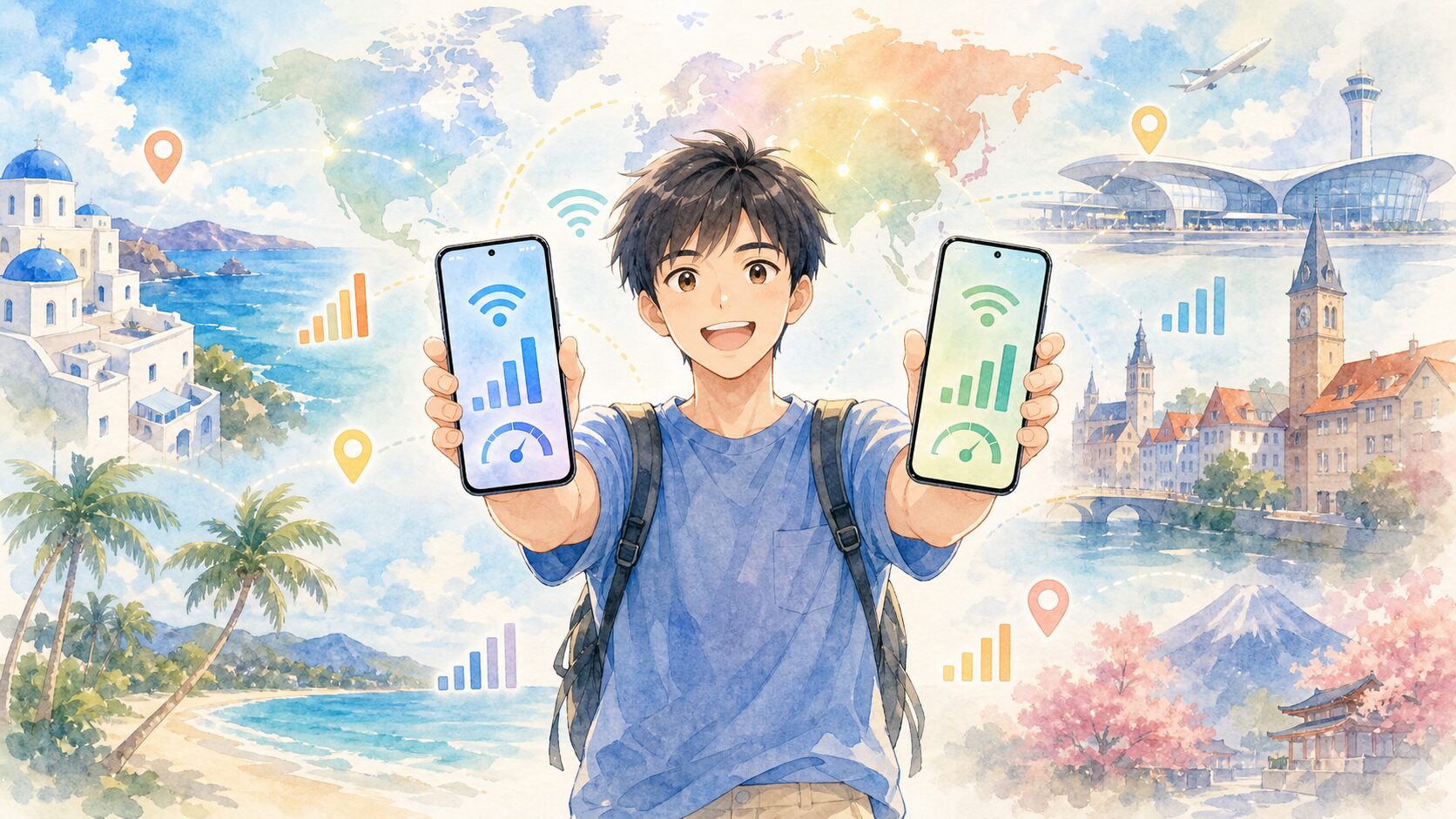 ahamo海外6カ国の実測データ